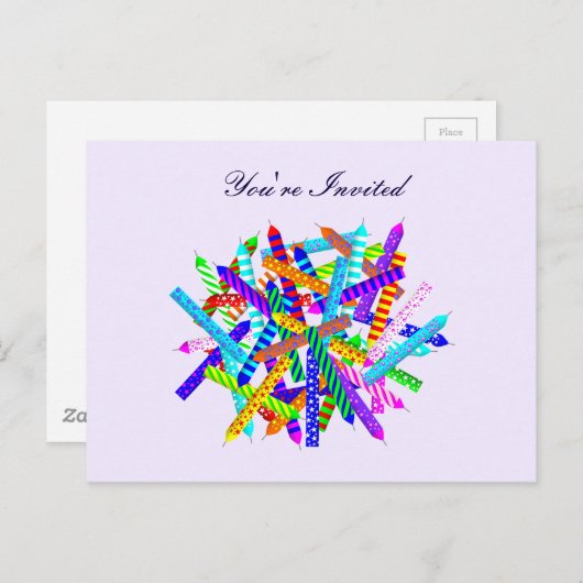 42e verjaardag briefkaart (Voorkant / Achterkant)