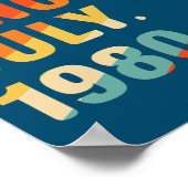 42e verjaardag cadeaus 42 jaar oud legende sinds poster (Hoek)