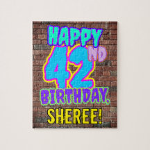 42e verjaardag ~ Fun, door Urban Graffiti geïnspir