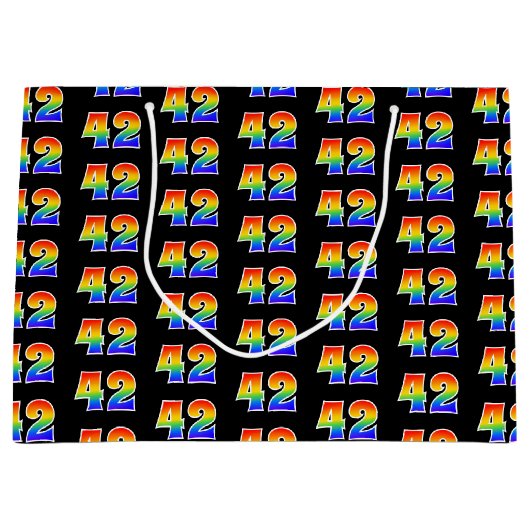 42e verjaardag: Fun Rainbow Event nummer 42 Patroo Groot Cadeauzakje (Voorkant)