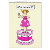 42e verjaardag Humor voor Haar 42 is de nieuwe 32 (Voorkant)