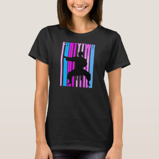 42e verjaardag Karate Retro 42 Today Taekwondo Jud T-shirt