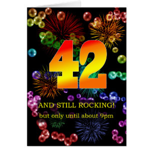 42e verjaardag nog steeds springend