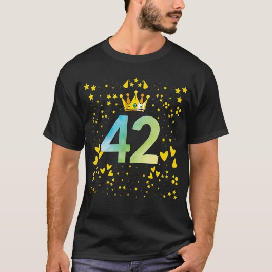 42e verjaardag t-shirt (Voorkant)