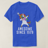 42e verjaardag , unicorn dab , Geweldige sinds 197 T-shirt (Design voorkant)