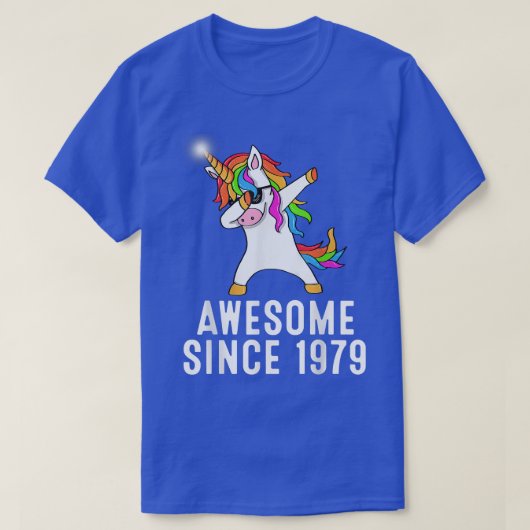 42e verjaardag , unicorn dab , Geweldige sinds 197 T-shirt (Design voorkant)