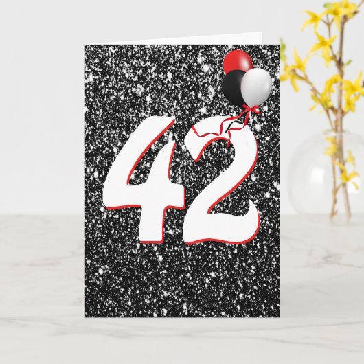 42e verjaardag van de ballonnen op de zwarte Kaart (Gele Bloem)