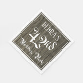 42e verjaardag van de partij — Fancy Manuscript, d Servet (Hoek)