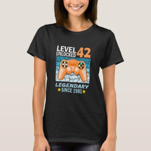 42e verjaardagsgamer, geboren in 1981 1 t-shirt