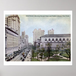 42nd St., Bryant Park, New York City Poster