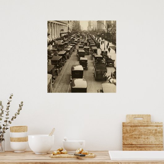  42nd Street New York City Foto Circa 1918 Poster (Keuken)