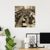  42nd Street New York City Foto Circa 1918 Poster (Thuiskantoor)