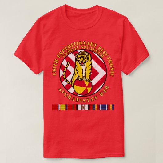 430e EE Combat Squadron Afghanw AFGHAN SVC T-shirt (Design voorkant)