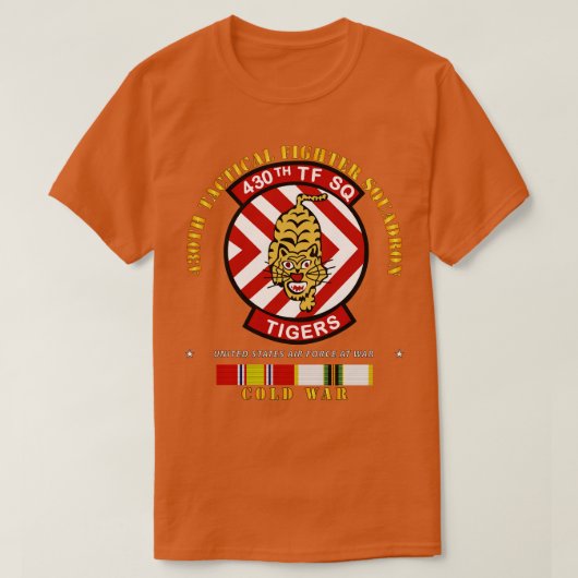 430e Tactische Vechter Squadron w KOUDE SVC T-shirt (Design voorkant)