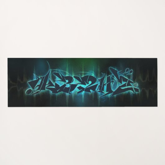 432 Hz Resonant Frequency Yoga Mat (Achterkant (horizontaal))