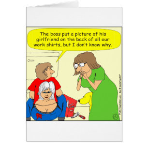 434 cartoon shirt met buttbarst