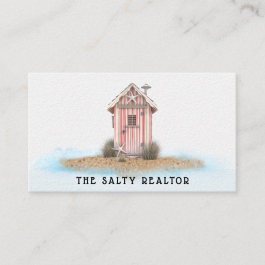 *~* 43 AP13 REALATOR Beach Rentals B&B Inn Visitekaartje (Voorkant)