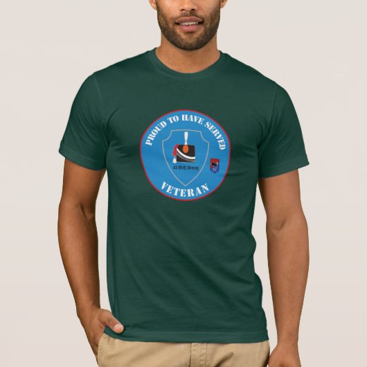 43 BVE Regiment Huzaren van Boreel Veteraan T-shirt (Voorkant)