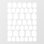 43 Ghosts Halloween White Ghouls Raamsticker (Vel)