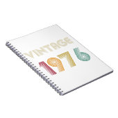 43 jaar 43e verjaardag 1976 notitieboek (Rechterzijde)