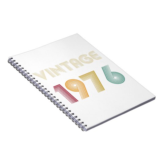 43 jaar 43e verjaardag  1976 notitieboek (Rechterzijde)