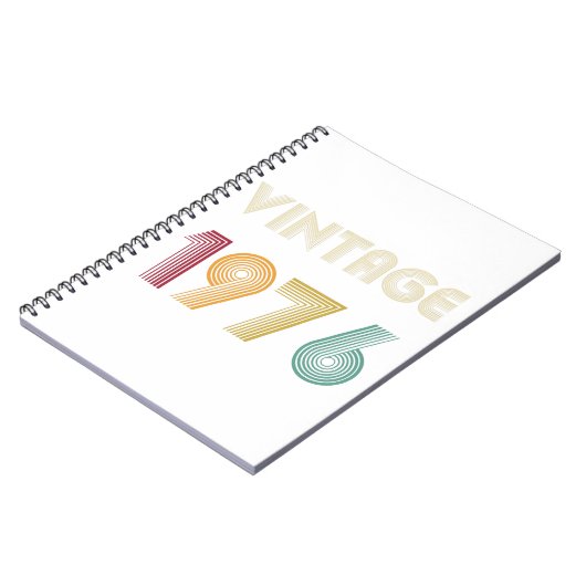 43 jaar 43e verjaardag  1976 notitieboek (Linkerzijde)