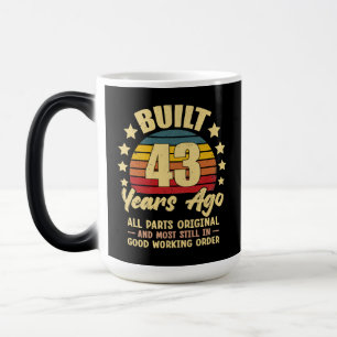 43 jaar geleden Alle Onderdelen Origineel 43e Verj Magische Mok