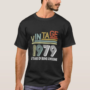 43 jaar Geweldige Vintage 1979 T-shirt