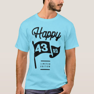 43 jaar oud - 43 jaar grappige cadeau t-shirt