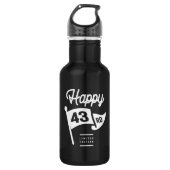 43 jaar oud - 43 jaar grappige cadeau waterfles  (Voorkant)