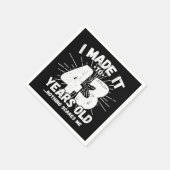 43 Jaar Oud Sarcastisch Meme Grappig 43e Verjaarda Servet (Hoek)