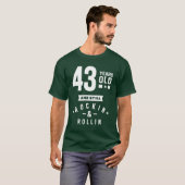43 jaar oude cadeau | 43e verjaardag van cadeauide t-shirt (Voorkant volledig)