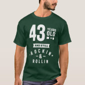 43 jaar oude cadeau | 43e verjaardag van cadeauide t-shirt (Voorkant)