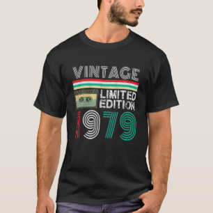 43 jaar oude editie 1979 Limited Edition 43RD Bir T-shirt