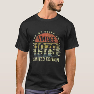 43 jaar oude Gift  1979 Limited Edition 43T T-shirt