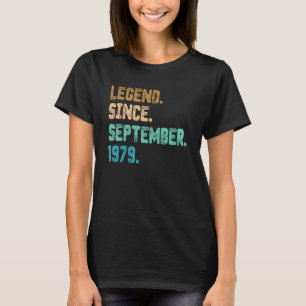 43 jaar oude legering sinds september 1979 43e geb t-shirt