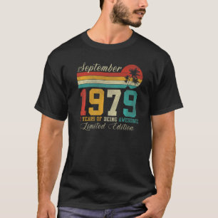 43 september 1979 43e jaardag 1979 t-shirt