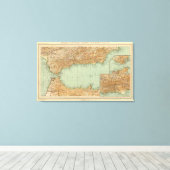 43 Spanje, Portugal, Zuid Canvas Afdruk (Insitu (Houten vloer))