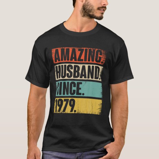 43 Weddenschap aniesiër Gift Him - Amazing Husband T-shirt (Voorkant)