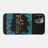 43e verjaardag Case-Mate iPhone case (Achterkant (horizontaal))