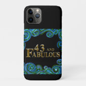 43e verjaardag Case-Mate iPhone case (Achterkant)