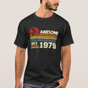 43e verjaardag Geweldige sinds 1979 43 jaar oud Ge T-shirt