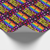 43e verjaardag: Het liefhebbende Kunstpatroon, Reg Cadeaupapier (Hoek)