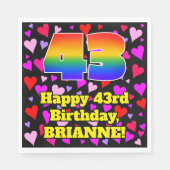 43e verjaardag: Het liefhebbende Kunstpatroon, Reg Servet (Voorkant)