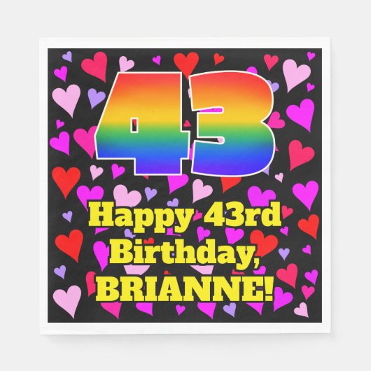 43e verjaardag: Het liefhebbende Kunstpatroon, Reg Servet (Voorkant)