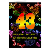 43e verjaardag nog steeds springend (Voorkant)
