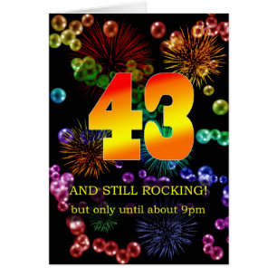 43e verjaardag nog steeds springend