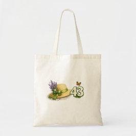 43e Verjaardag Plantenliefhebber Boodschappentas Tote Bag