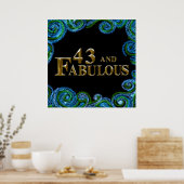 43e verjaardag poster (Keuken)