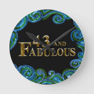 43e verjaardag ronde klok